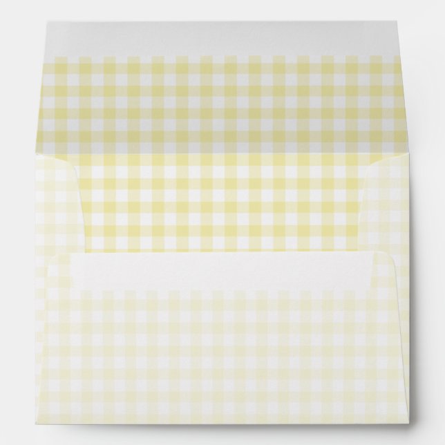 Enveloppe Jaune boutons de culotte classique (Dos (Bas))