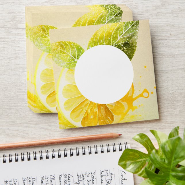 Enveloppe jaune citron (Stacked)