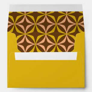 Enveloppe Jaune moderne Typographie Mariage Correspondance