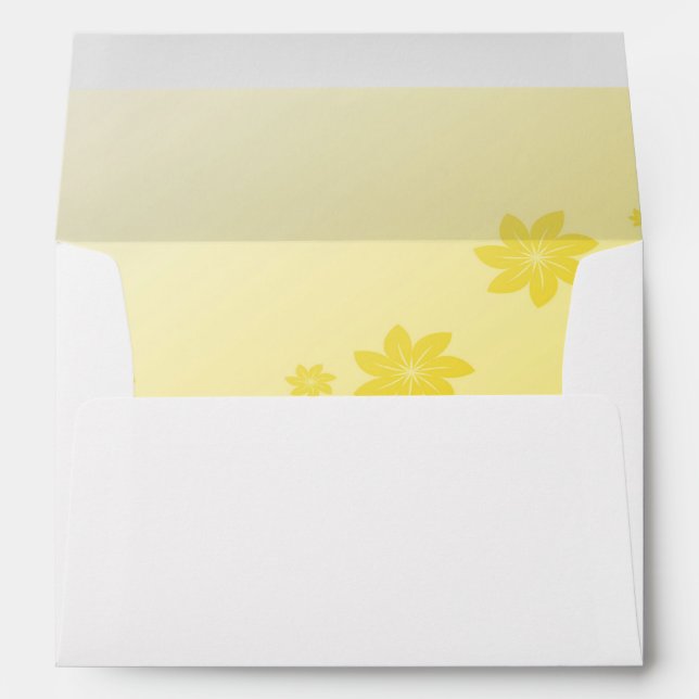 Enveloppe Jaune soleil (Dos (Bas))