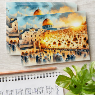 Enveloppe Jérusalem du mur occidental