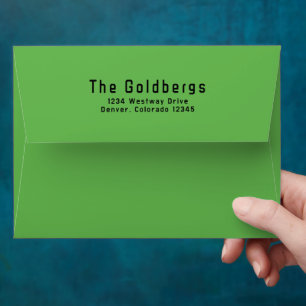 Enveloppe Jeu vidéo noir vert Gamer Bar Mitzvah