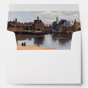 Enveloppe Johannes Vermeer - Vue de Delft