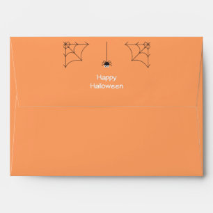 Enveloppe Joli Halloween Hanging Spider avec Web