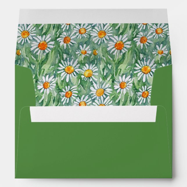 Enveloppe Jolies baies aquarelles (Dos (Bas))