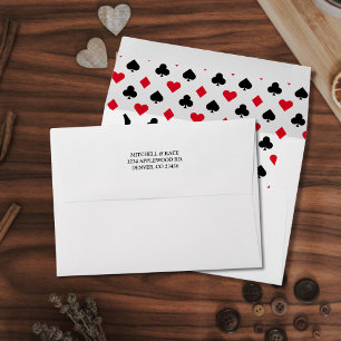 Enveloppe Jouer un Motif de carte