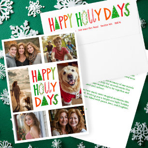 Enveloppe JOURS DE HOLLY HEUREUX Vacances Xmas Noël PERSONNA