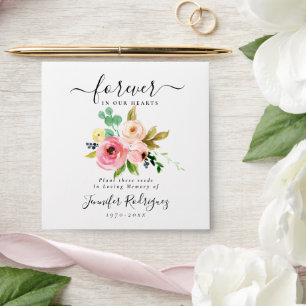 Enveloppe Jovely Blush Boho Seed Packet Memorial funérailles