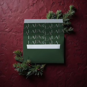 Enveloppe Joyeux et lumineux vert moderne rose rétro vert on