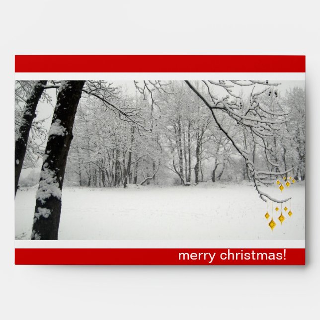 Enveloppe joyeux noël (Devant)