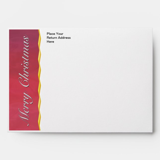 Enveloppe Joyeux Noël 2 (Devant)