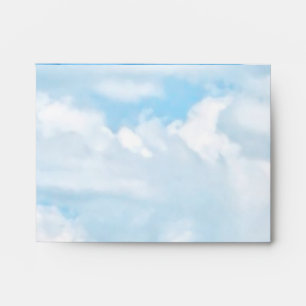 Enveloppe Joyeux nuages ensoleillés Lumière Ciel Arrière - p