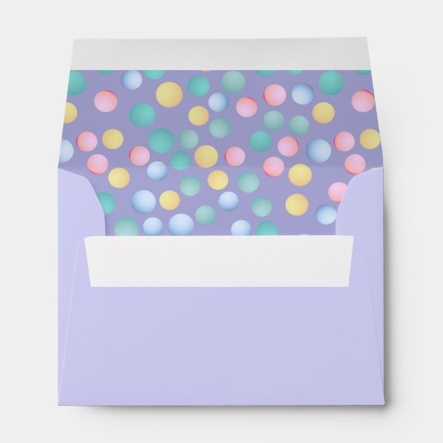 Enveloppe Joyeux Pois de Pâques ID640 (Dos (Bas))