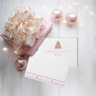 Enveloppe Joyoux Noel Rose