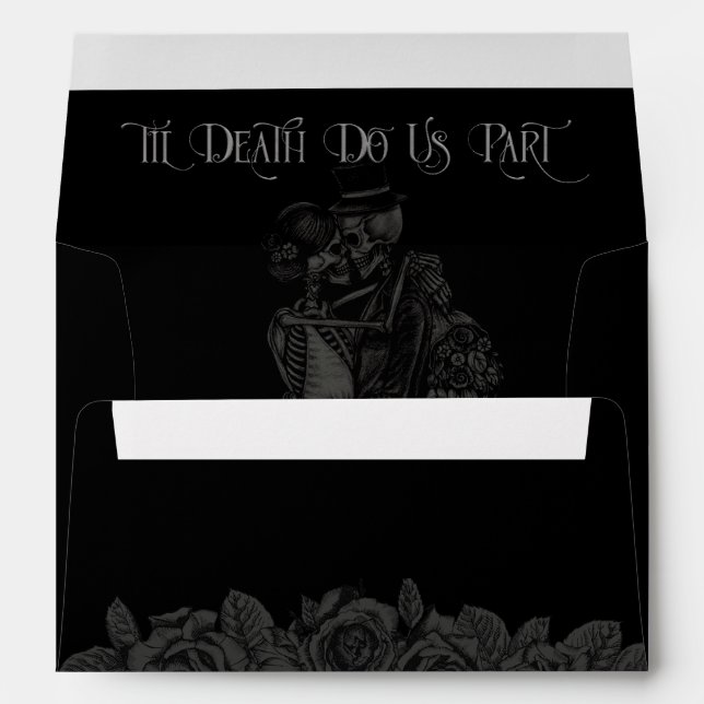 Enveloppe Jusqu'à ce que la mort nous sépare Mariage (Dos (Bas))