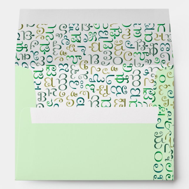 Enveloppe Kannada (Dos (Bas))