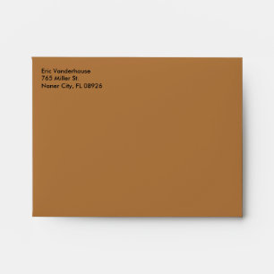 Enveloppe Kraft A2 Brown Recyclée pour cartes pos