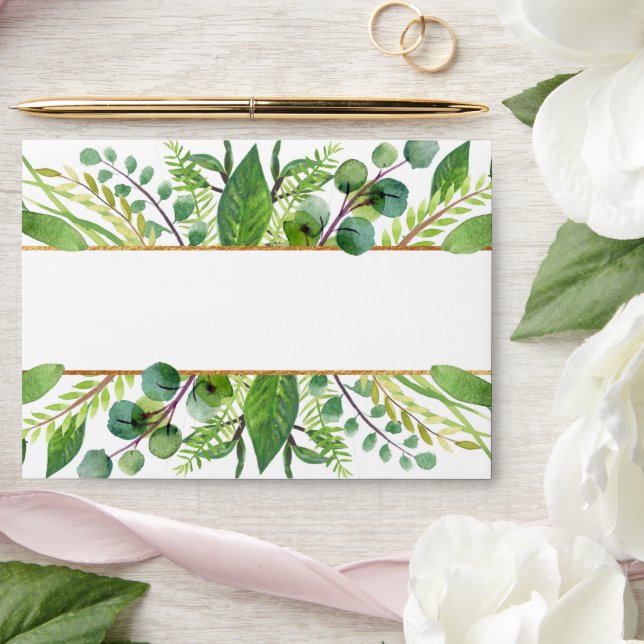 Enveloppe La Collection Mariage Verdure & Or (Wedding)
