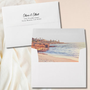 Enveloppe La Jolla San Diego Beach Photo Retour Adresse