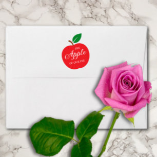 Enveloppe La Pomme De Notre Baby shower Oeil