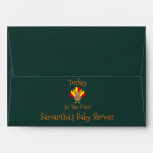 Enveloppe La Turquie Dans Le Baby shower Du Four