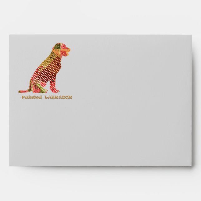 Enveloppe LABRADOR Dog : Élégant animal majestueux (Devant)