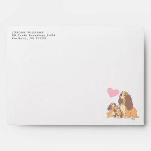 Enveloppe Lady et ses petits