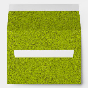 Enveloppe L'air de Snuggly Chartreuse Green Suede