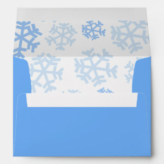 Enveloppe Laisser l'enveloppe bleu neige