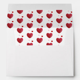 Enveloppe L'amour est dans l'enveloppe de l'air / Coeurs