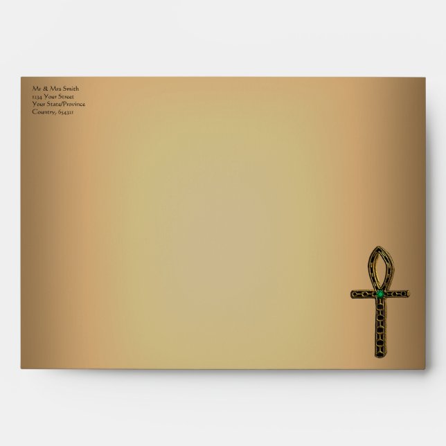 Enveloppe L'Ankh (or) (Devant)