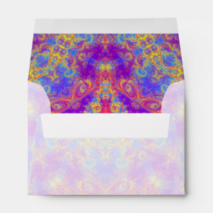 Enveloppe L'art du Kaleidoscope lumineux étoilé brillant