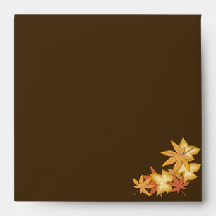 Enveloppe L'automne laisse l'enveloppe de Carré Brown au ch
