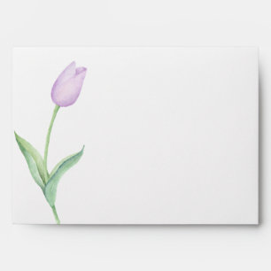 Enveloppe Lavender Tulip Solo Purple Moderne