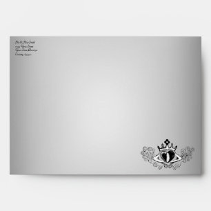 Enveloppe Le Claddagh (noir)