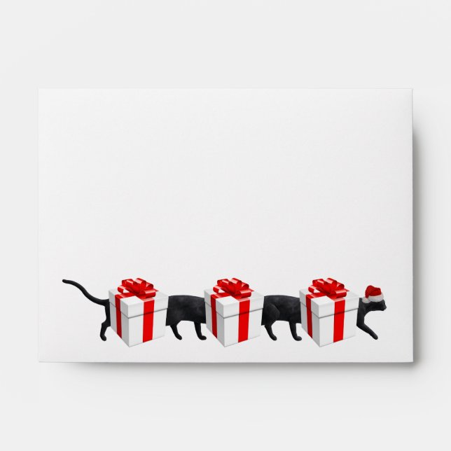 Enveloppe Le plus long chat du monde (Devant)