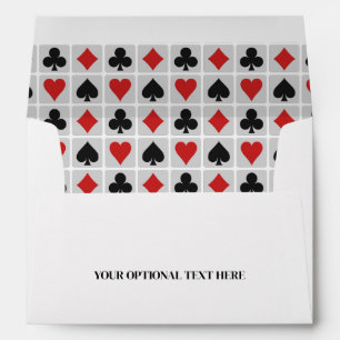 Enveloppe Lecteur de carte texte personnalisée
