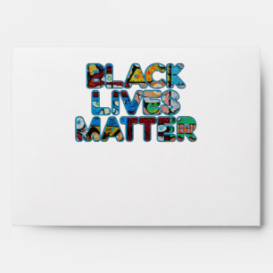 Enveloppe L'égalité des graffitis de Black Lives Matt