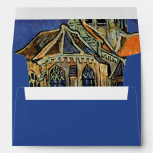 Enveloppe L'église d'Auvers de Vincent van Gogh Mariage