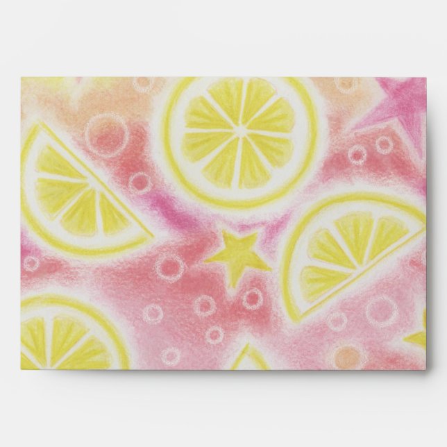 Enveloppe Lemonade rose (Devant)