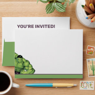 Enveloppe L'enveloppe d'anniversaire de Hulk
