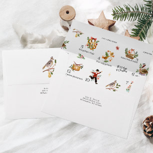 Enveloppe Les 12 Jours de Noël Vacances