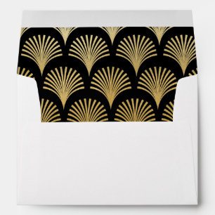 Enveloppe Les années 1920 d'art déco de Gatsby épousant des