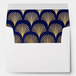 Enveloppe Les années 1920 d'art déco de Gatsby épousant des