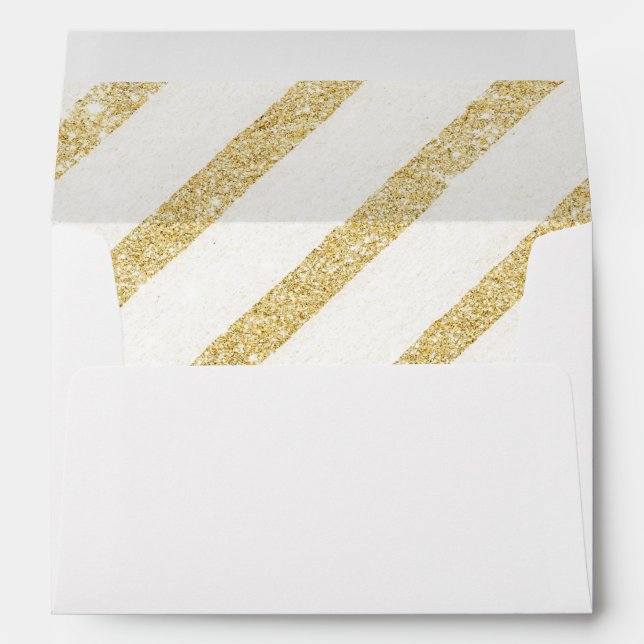 Enveloppe Les brosses modernes font des bandes de parties sc (Dos (Bas))