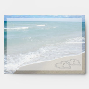 Enveloppe Les Coeurs Pittoresques dans le mariage de Sand Be