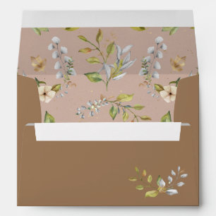 Enveloppe Les fleurs de Magnolia Élégante végétation flora
