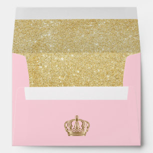 Enveloppe Les parties scintillantes d'or de Faux rougissent