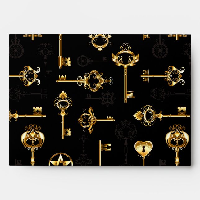 Enveloppe Les Patters de Seamless avec Golden Keys (Devant)