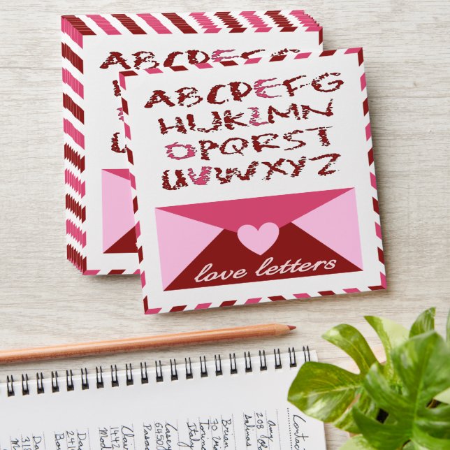 Enveloppe Lettres d'amour (Stacked)